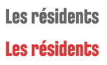 Les r&eacute;sidents