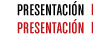 presentaci&oacute;n
