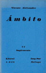 &Aacute;mbito, by Aleixandre