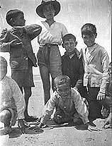 Children on Isla Cristina beach, Huelva, summer 1934. Photo by Luis Cernuda  Residencia de Estudiantes archives, Madrid