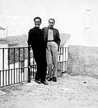 Emilio Prados and Luis Cernuda in V&eacute;lez-Malaga, Malaga, November 21, 1934 