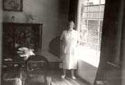 Concha M&eacute;ndez at her home, 11 Tres Cruces St., Coyoac&aacute;n. Mexico, 1960s