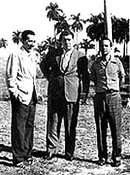 Mariano Rodr&iacute;guez, Jos&eacute; Lezama Lima and Jos&eacute; Rodr&iacute;guez Feo, 1950s