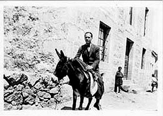 Luis Cernuda en Burgohondo, &Aacute;vila, julio de 1932