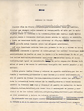 Luis Cernuda, original mecanoscrito del texto en prosa &laquo;Ma&ntilde;anas de verano&raquo;. Con correcciones del autor y de Bernab&eacute;, agosto de 1956