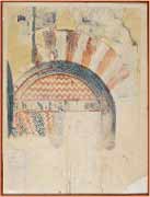 Portada interior de la Mezquita de C&oacute;rdoba, s.a. 
Acuarela sobre papel, 64 x 49 cm. 
Colecci&oacute;n particular, Madrid