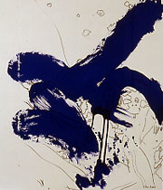 Josep Guinovart, Sin t&iacute;tulo, 1984. T&eacute;cnica mixta sobre papel, 72 x 50 cm. Fundaci&oacute;n Mar&iacute;a Zambrano, V&eacute;lez-M&aacute;laga.