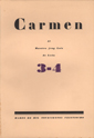 Portada de Carmen, números 3 y 4, Gijón, marzo de 1928. Residencia de Estudiantes, Madrid Portada de Carmen, números 3 y 4, Gijón, marzo de 1928. Residencia de Estudiantes, Madrid