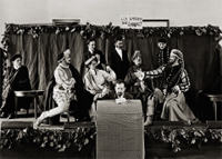 &ldquo;Don Juan Tenorio&rdquo; performance at the Residencia de Estudiantes, with Luis Bu&ntilde;uel as Don Juan and Am&eacute;rico Castro as prompter. Unidad de Tratamiento y Archivo de la Documentaci&oacute;n, Centro de Ciencias Humanas y Sociales, CSIC, Madrid