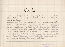 Cuaderno de la excursi&oacute;n escolar &laquo;Gredos&raquo; de Julio G&oacute;mez, alumno de Vicente Sos Baynat, junio de 1933