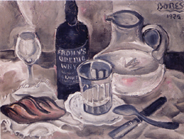 Francisco Bores, Caf&eacute; au lait (Caf&eacute; con leche), 1925