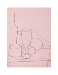 Francisco Bores, Sin t&iacute;tulo (Bodeg&oacute;n de la taza de caf&eacute;), h. 1925