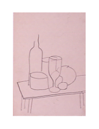Francisco Bores, Sin t&iacute;tulo (Bodeg&oacute;n de la taza de caf&eacute;), h. 1925