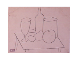 Francisco Bores, Sin t&iacute;tulo (Bodeg&oacute;n de la taza de caf&eacute;), h. 1925