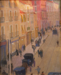 N&eacute;stor (N&eacute;stor Mart&iacute;n-Fern&aacute;ndez de la Torre), Calle Mayor de Madrid, 1904
