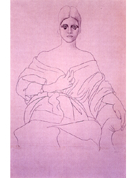 Pablo Ruiz Picasso, Retrato de Olga, 1920