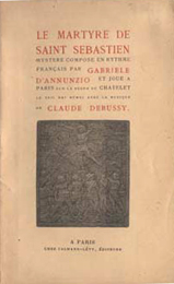 Gabriele d&rsquo;Annunzio, Le martyre de Saint S&eacute;bastien, Par&iacute;s, Calmann-L&eacute;vy, 1911