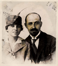 Retrato de boda de Juan Ram&oacute;n Jim&eacute;nez y Zenobia Camprub&iacute;