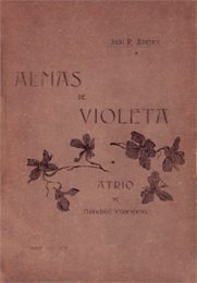 Juan Ram&oacute;n Jim&eacute;nez, Almas de violeta, Madrid, Tipograf&iacute;a Moderna, 1900