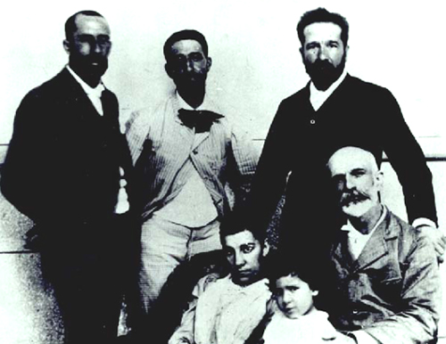 Ricardo Rubio, Manuel B. Cossío y Alberto Giner Ricardo Rubio, Manuel B. Cossío y Alberto Giner