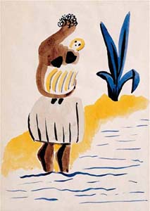 Mujer con ni�o, hacia 1929