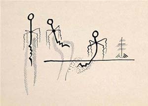 Sin t�tulo, hacia 1929
Tinta sobre papel, 158 x 218 mm