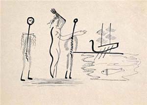 Sin t�tulo, hacia 1929
 [Frontis al poema �Jacinta me inculpa de dispendioso�]