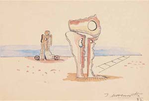Figuras p�treas en la playa, 1932