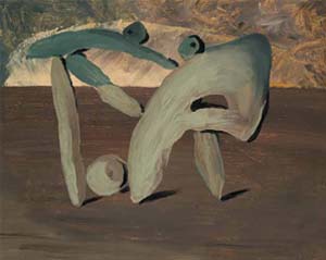 Sin t�tulo [Figuras jugando a la pelota], 1929