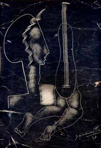 Sin t�tulo [Figura y guitarra], 1937