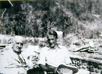 Jos&eacute; Ortega y Gasset with Gary Cooper i Aspen, Colorado, 1949. Fundaci&oacute;n Ortega y Gasset, Madrid
