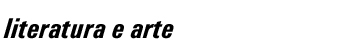 literatura e arte