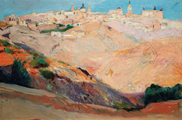Joaqu&iacute;n Sorolla, Vista de Toledo, 1912. &Oacute;leo sobre lienzo, 70 x 103,5 cm