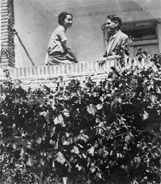 Manuel de Ter&aacute;n y Fernanda Troyano en Oteruelo, 1928