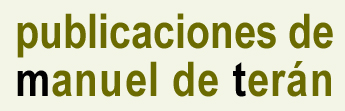 publicaciones de manuel de ter&aacute;n