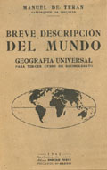 Breve descripción del Mundo. Geografía Universal para tercer curso de Bachillerato, Madrid Breve descripción del Mundo. Geografía Universal para tercer curso de Bachillerato, Madrid