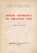Síntesis geográfica de Fernando Poo, Madrid, Instituto de Estudios Africanos-Instituto Juan Sebastián Elcano (CSIC), 116 págs. + 10 láminas y 2 planos plegados intercalados. Síntesis geográfica de Fernando Poo, Madrid, Instituto de Estudios Africanos-Instituto Juan Sebastián Elcano (CSIC), 116 págs. + 10 láminas y 2 planos plegados intercalados.