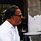 Manuel de Ter&aacute;n y Juli&aacute;n Mar&iacute;as en Burgo de Osma (Soria), verano de 1975. Colecci&oacute;n Juan del Agua, Francia 